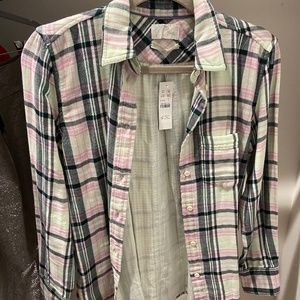 Jcrew checked shirt